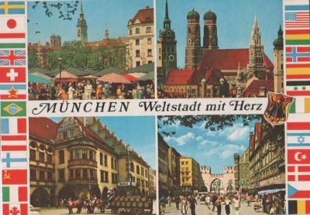 München u.a. Viktualienmarkt - 1986 München u.a. Viktualienmarkt - 1986