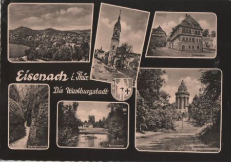 Eisenach - u.a. Drachenschlucht - 1968 Eisenach - u.a. Drachenschlucht - 1968