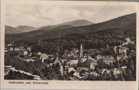 Badenweiler - Ansicht - 1957 Badenweiler - Ansicht - 1957