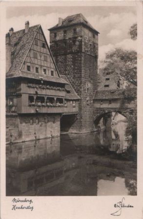 Nürnberg - Henkersteg - ca. 1955 Nürnberg - Henkersteg - ca. 1955