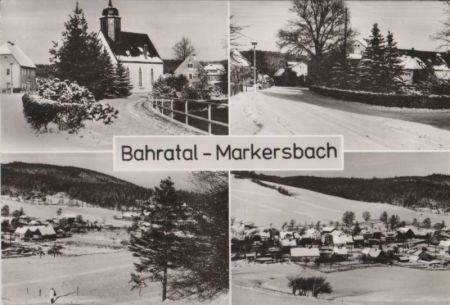 Bad Gottleuba-Berggießhübel, Bahratal - Markersbach - 1988 Bad Gottleuba-Berggießhübel, Bahratal - Markersbach - 1988