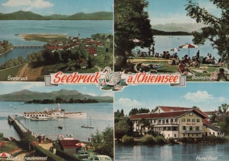 Seeon-Seebruck - u.a. Badestrand - 1966 Seeon-Seebruck - u.a. Badestrand - 1966