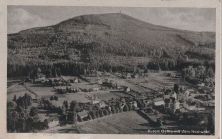 Kurort Oybin - mit dem Hochwald - 1956 Kurort Oybin - mit dem Hochwald - 1956