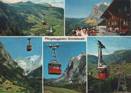 Schweiz - Grindelwald - Pfingsteggbahn - ca. 1975 Schweiz - Grindelwald - Pfingsteggbahn - ca. 1975