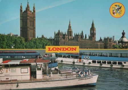 Großbritannien - London - Boats on the Thames - 1994 Großbritannien - London - Boats on the Thames - 1994