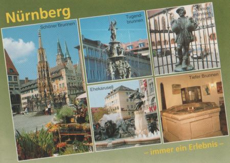 Nürnberg - u.a. Tugendbrunnen - ca. 1995 Nürnberg - u.a. Tugendbrunnen - ca. 1995