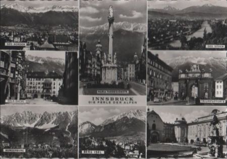 Österreich - Innsbruck - u.a. Berg Isel - ca. 1955 Österreich - Innsbruck - u.a. Berg Isel - ca. 1955