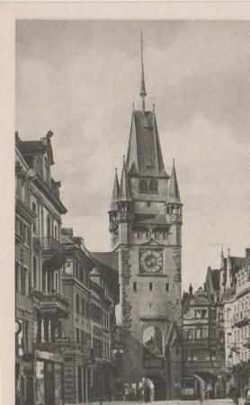 Freiburg Breisgau Martinstor - ca. 1935 Freiburg Breisgau Martinstor - ca. 1935