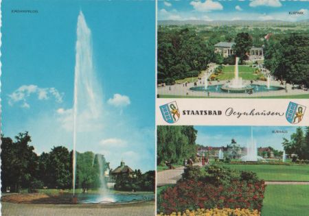 Bad Oeynhausen - u.a. Jordansprudel - ca. 1970 Bad Oeynhausen - u.a. Jordansprudel - ca. 1970
