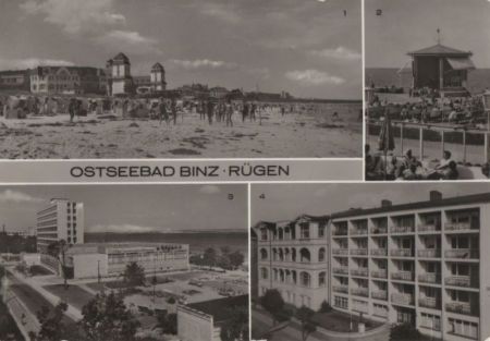 Binz - u.a. Haus der Stahlwerker - 1984 Binz - u.a. Haus der Stahlwerker - 1984
