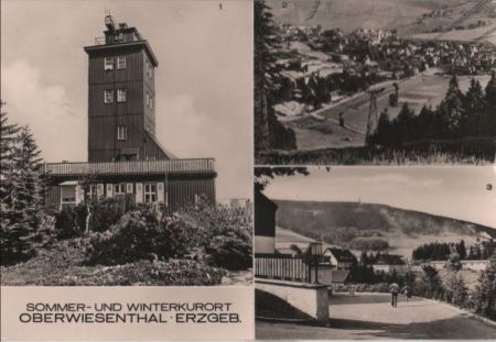 Oberwiesenthal - u.a. Blick zum Fichtelberg - 1982 Oberwiesenthal - u.a. Blick zum Fichtelberg - 1982