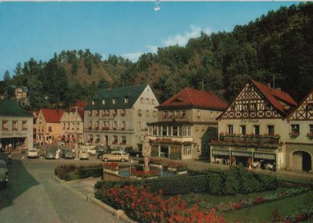 Bad Berneck - Marktplatz - 1974 Bad Berneck - Marktplatz - 1974