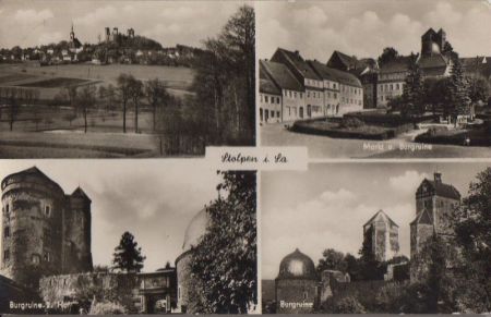 Stolpen - u.a. Burgruine, 2. Hof - 1957 Stolpen - u.a. Burgruine, 2. Hof - 1957