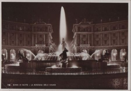 Italien - Rom - La Fontana delle Najadi - ca. 1955 Italien - Rom - La Fontana delle Najadi - ca. 1955