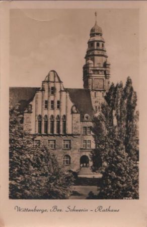 Wittenberge - Rathaus - 1958 Wittenberge - Rathaus - 1958