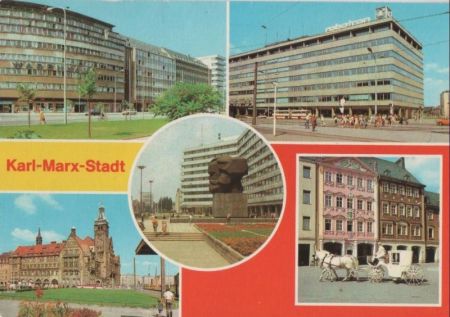 Karl-Marx-Stadt, Chemnitz - 5 Bilder Karl-Marx-Stadt, Chemnitz - 5 Bilder
