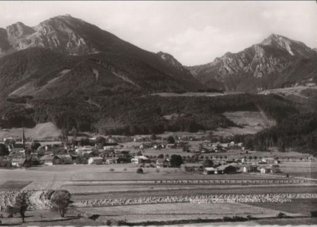 Bergen - mit Hochfelln - ca. 1960 Bergen - mit Hochfelln - ca. 1960