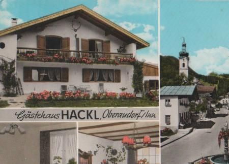 Oberaudorf - Gästehaus Hackl - 1971 Oberaudorf - Gästehaus Hackl - 1971