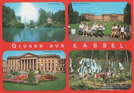 Kassel - u.a. Große Fontäne - ca. 1980 Kassel - u.a. Große Fontäne - ca. 1980