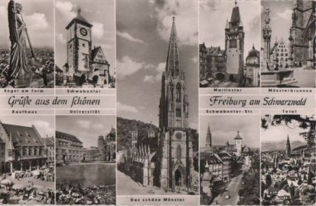 Freiburg (Elbe) - u.a. Münsterbrunnen - 1964 Freiburg (Elbe) - u.a. Münsterbrunnen - 1964