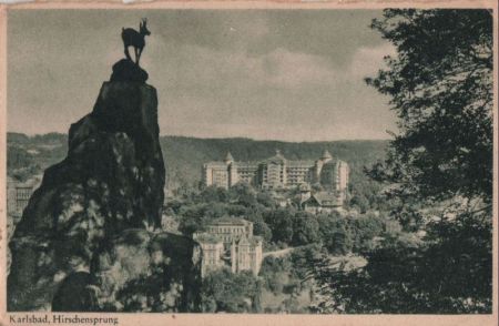 Karlsbad - Hirschensprung - 1943 Karlsbad - Hirschensprung - 1943