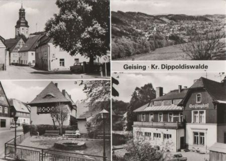 Geising - u.a. Konsum-Gaststätte Sporthäusl - 1981 Geising - u.a. Konsum-Gaststätte Sporthäusl - 1981