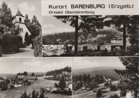 Altenberg-Bärenburg - 4 Teilbilder - 1978 Altenberg-Bärenburg - 4 Teilbilder - 1978