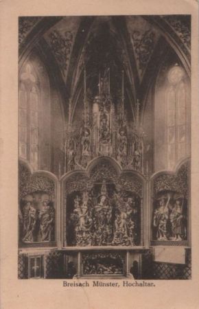 Breisach - Münster, Hochaltar - 1927 Breisach - Münster, Hochaltar - 1927