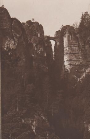 Königstein - Sächs. Schweiz - Basteibrücke - ca. 1935 Königstein - Sächs. Schweiz - Basteibrücke - ca. 1935