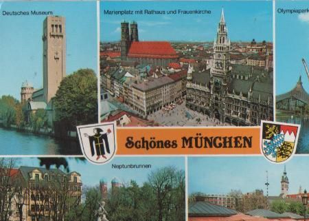 München u.a. Marienplatz mit Rathaus - 1989 München u.a. Marienplatz mit Rathaus - 1989