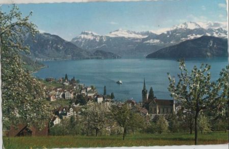 Weggis - Schweiz - mit den Alpen Weggis - Schweiz - mit den Alpen
