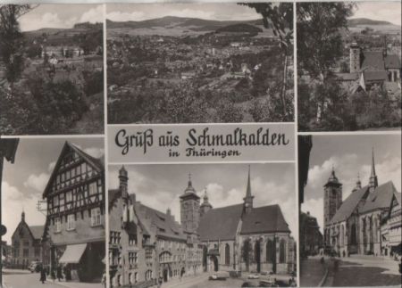Schmalkalden - mit 6 Bildern - ca. 1965 Schmalkalden - mit 6 Bildern - ca. 1965