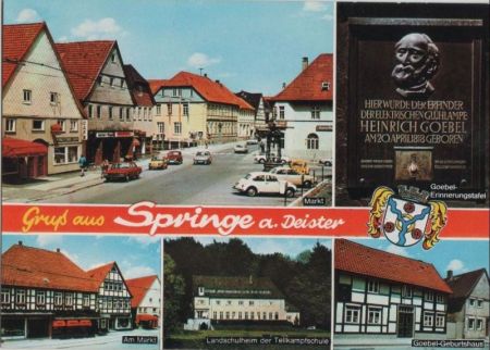 Springe - u.a. Goebel-Erinnerungstafel - 1974 Springe - u.a. Goebel-Erinnerungstafel - 1974