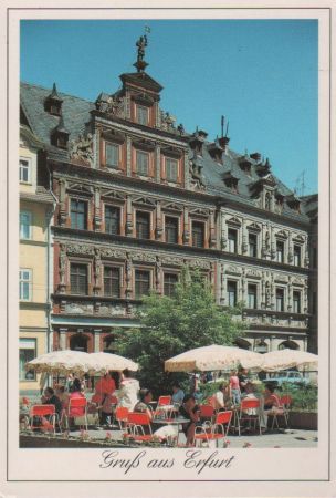 Erfurt - Fischmarkt: Zum Breiten Herd - ca. 1995 Erfurt - Fischmarkt: Zum Breiten Herd - ca. 1995