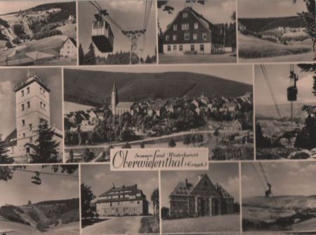 Oberwiesenthal - 11 Teilbilder - 1962 Oberwiesenthal - 11 Teilbilder - 1962