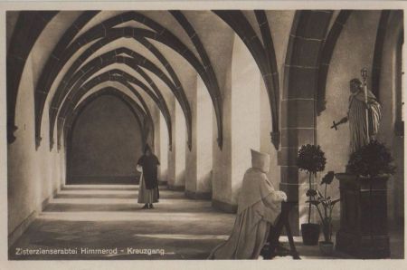 Großlittgen, Kloster Himmerod - Kreuzgang - ca. 1960 Großlittgen, Kloster Himmerod - Kreuzgang - ca. 1960