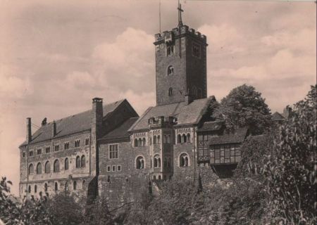 Eisenach - Wartburg von Osten - 1964 Eisenach - Wartburg von Osten - 1964
