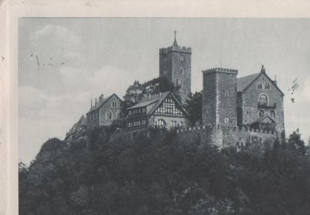 Eisenach - Wartburg von Süd-West - 1933 Eisenach - Wartburg von Süd-West - 1933