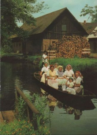Lübbenau-Leipe - Niedersorbische Festtracht - ca. 1985 Lübbenau-Leipe - Niedersorbische Festtracht - ca. 1985