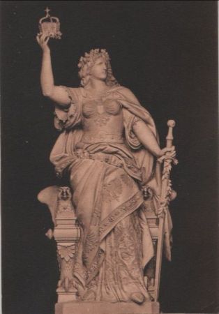 Rüdesheim, Niederwalddenkmal - 1917 Rüdesheim, Niederwalddenkmal - 1917