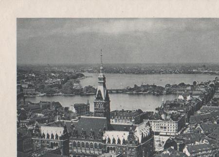 Hamburg - unbedruckte Rückseite - ca. 1955 Hamburg - unbedruckte Rückseite - ca. 1955