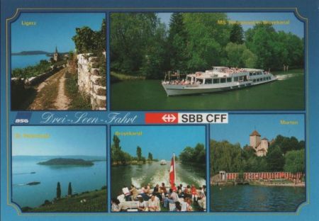 Dreiseenfahrt - Murten - Ligerz - ca. 1985 Dreiseenfahrt - Murten - Ligerz - ca. 1985
