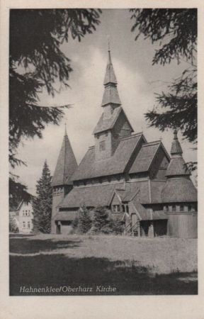 Goslar Hahnenklee - Kirche - 1958 Goslar Hahnenklee - Kirche - 1958