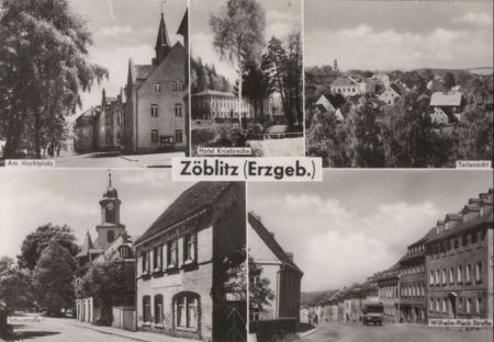 Zöblitz - u.a. Wilhelm-Pieck-Straße - 1974 Zöblitz - u.a. Wilhelm-Pieck-Straße - 1974