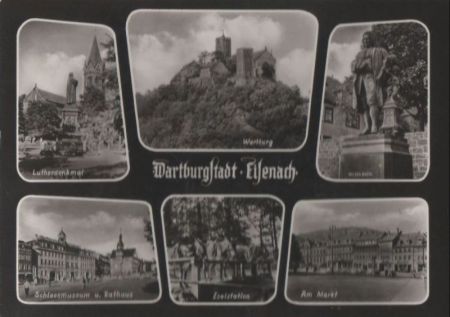 Eisenach - u.a. Wartburg - 1972 Eisenach - u.a. Wartburg - 1972