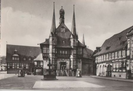 Wernigerode - Rathaus und HO-Hotel Wernigerode - Rathaus und HO-Hotel