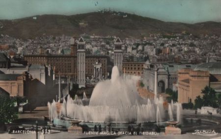 Spanien - Barcelona - Fuente Magica - ca. 1965 Spanien - Barcelona - Fuente Magica - ca. 1965