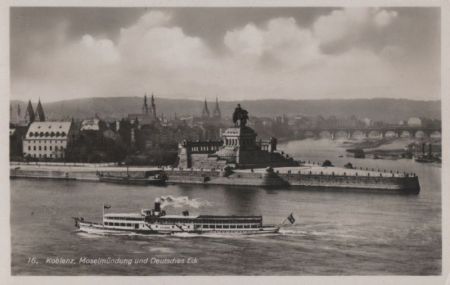 Koblenz - Moselmündung am Deutschen Eck Koblenz - Moselmündung am Deutschen Eck