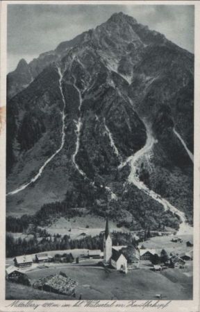 Österreich - Mittelberg - mit Zwölferkopf - 1935 Österreich - Mittelberg - mit Zwölferkopf - 1935