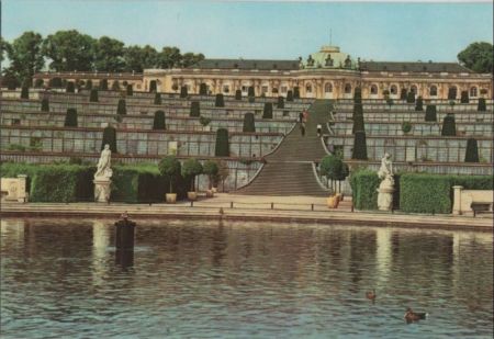 Potsdam, Sanssouci - Schloß - 1974 Potsdam, Sanssouci - Schloß - 1974